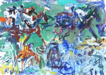  Carrera Pintura Art%C3%ADstica - carreras de caballos 02 impresionista